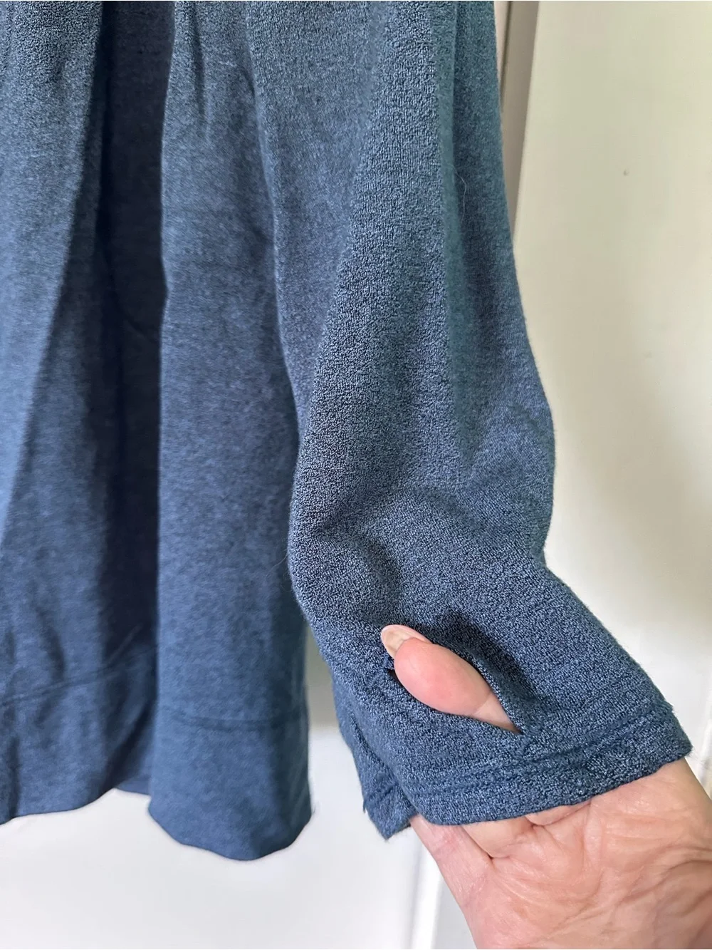 Cozy Blue Cowl Neck Women's Sweatshirt